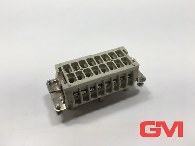 Harting Kontakteinsatz HAN-E16F female insert 09330162712 Buchse 16 A 600 V