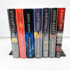 Lot of 7 SIGNED Steve Berry Novels First Editions Hardcover Dust Jacket See List