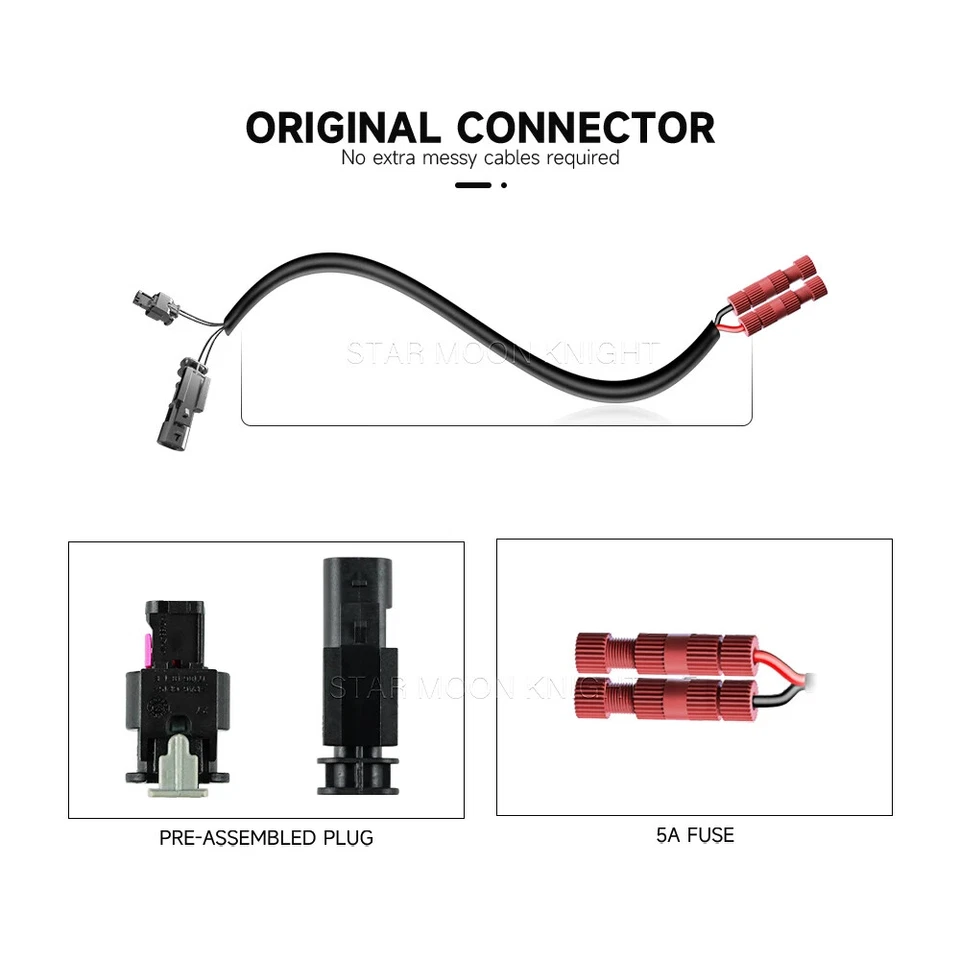 Quick Connect Cable Wire For BMW Navigation Connect Media Power plug R nineT - Изображение 4 из 4