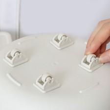  4 Pcs Ruote Piccole Rotelline Per Mobili Autoadesive Piroettanti