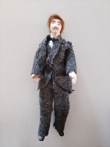 Vintage Dollhouse Doll Man