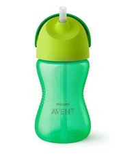 Avent 300 ml straw cup green boy design