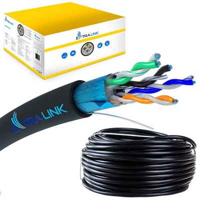 Extralink CAT5E FTP F/UTP Outdoor Gel Netzwerkkabel 305 m