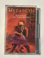 Megadeth Peace Sells But Who  s Buying Cassette Used 1986 Capital Records Inc.