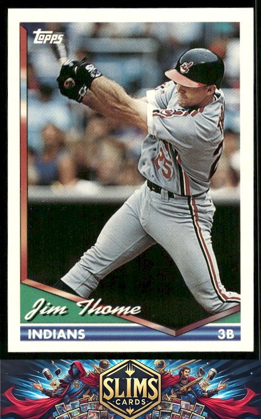 1994 Topps Cleveland Indians Jim Thome #612