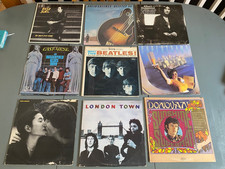Lot of 9 Vinyl Rock Records Lot Beatles Supertramp Billy Joel Donovan VG to EX