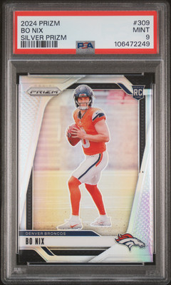 2024 PANINI PRIZM SILVER PRIZM #309 BO NIX ROOKIE RC PSA 9 | eBay