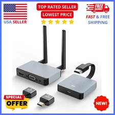 Wireless HDMI Transmitter & Receiver – Plug & Play 2.4/5GHz Streaming