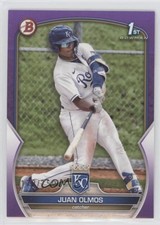 2023 Bowman Prospects Purple 173/250 Juan Olmos #BP-136 0c6