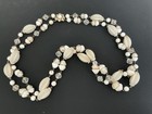 Vintage Signed Alice Caviness Double Strand Stone Glass Necklace — photo 4