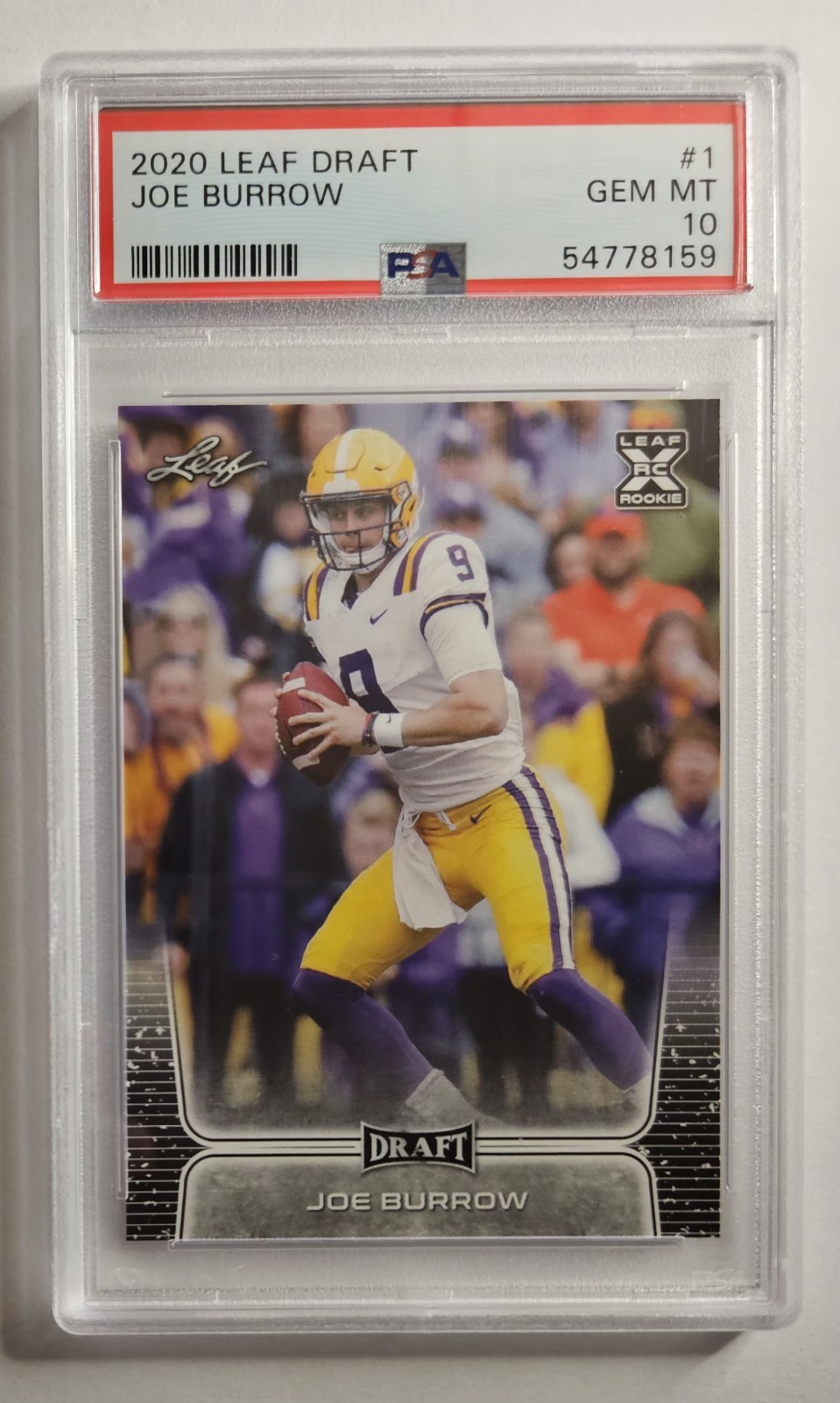 Joe Burrow Leaf Draft #1 Base