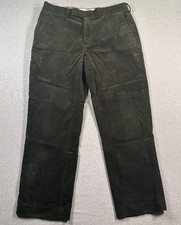 Vintage Polo Ralph Lauren Preston Corduroy Pants Men's 36x29 Green Chino Classic