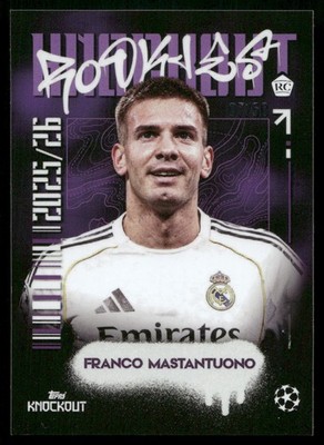 Franco Mastantuono Rookie - 2025-26 Topps Knockout UCC Soccer - Numbered /50