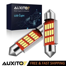 Pair Auxito Led Trunk Map Dome Door Light Bulb 12smd 4014 Chips 36mm 6000k White Pair Auxito Led Trunk Map Dome Door Light Bulb 12smd 4014 Chips 36mm 6000k White