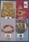 XE59710 Germany 1987 Bundespost treasures artefacts maxicards used