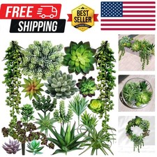 19 Pcs Assorted Artificial Succulents - Perfect for DIY Floral Arrangements