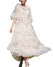 Amina Glam Maxi Dress Women's Pink 6