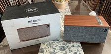 Klipsch The Three II Altoparlante da Tavolo Legno Noce Bluetooth con Palco Phono