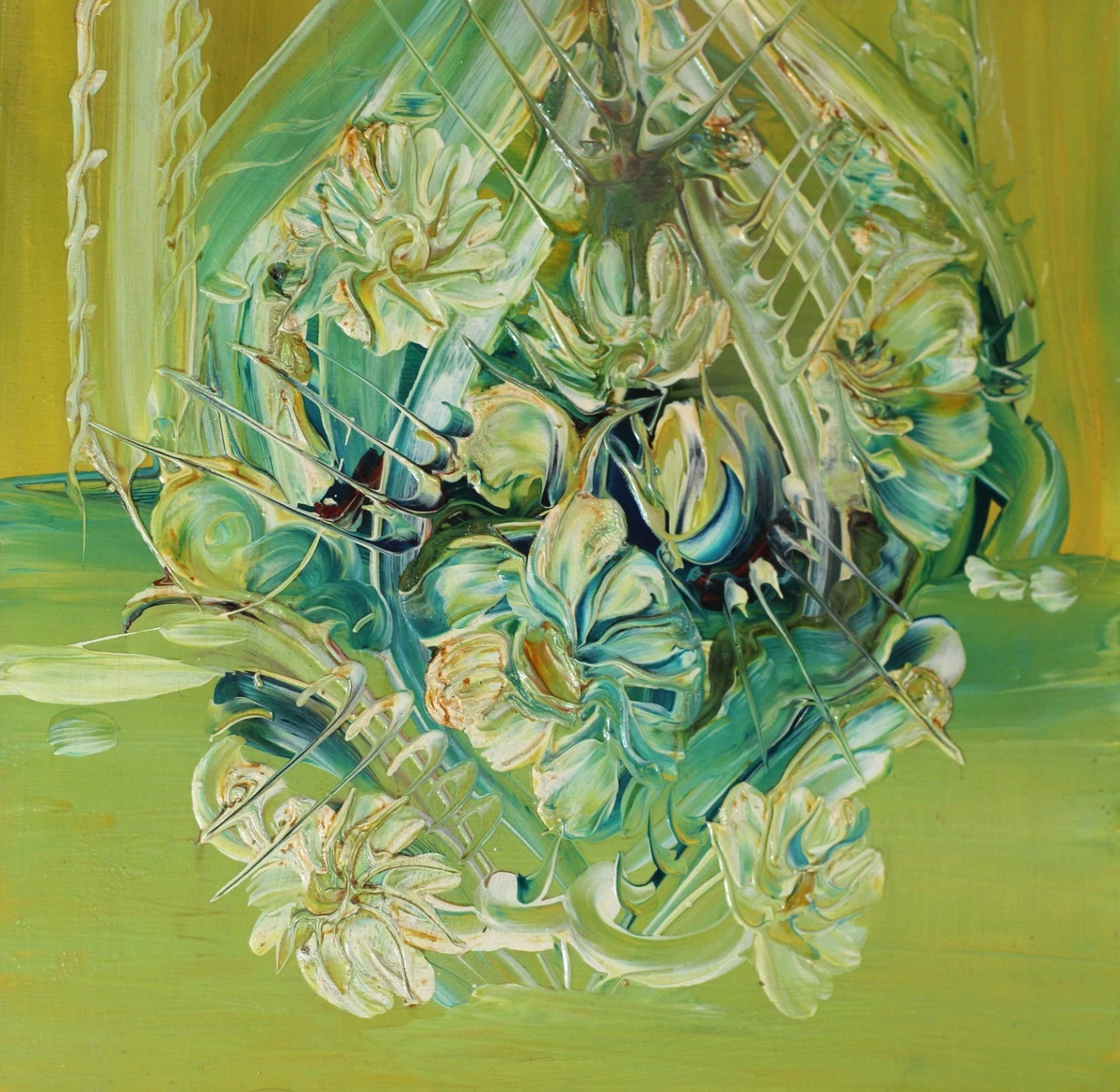 Beautiful Modern abstract oil painting