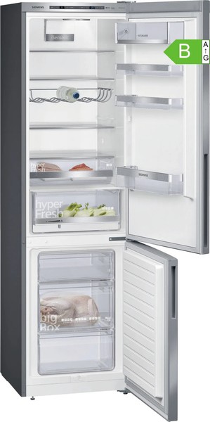 Siemens KüHl Gefrierkombination KG39E8IBA 343L Edelstahl 201Cm Eek B-image