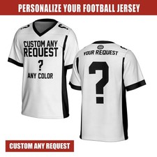 Personalized Football Jersey, Custom Team Name Number Logo Jersey For Adults Kid