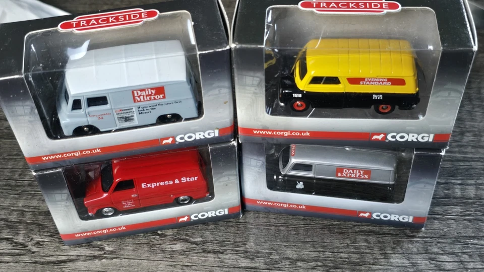 Corgi Trackside NW1004 Four Vehicle "Newspapers" Set 1:76 Scale NEW - Image 2 of 2