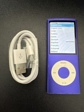 Apple iPod Nano 4th Generation Purple 8 GB Bundle - See Pictures
