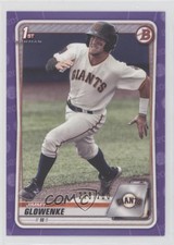 2020 Bowman Draft Purple Border 228/250 Jimmy Glowenke #BD-35 c7y