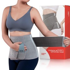 Mamaway SSnugFit Postpartum Belly Band   Ultra-Breathable, Contoured C-sec