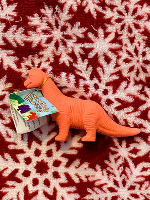 Orange Dinosaurier Radiergummi