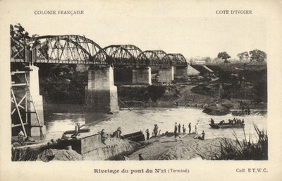 PC AFRICA IVORY COAST BRIDGE BAU PONT DU N'ZI (b64055)