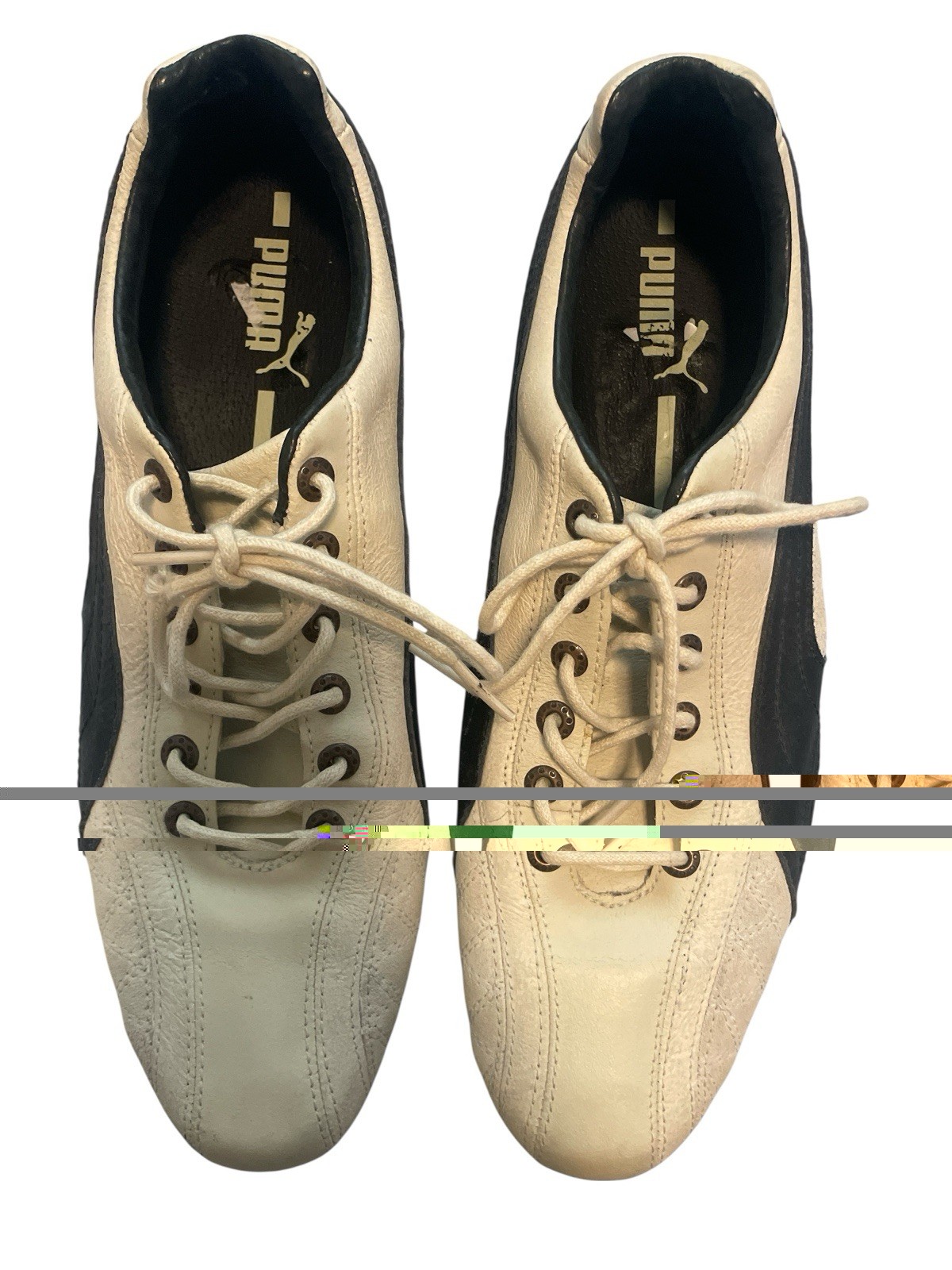 Puma Ferrari Vintage Supersqualo Leather Shoes- US Size 9.5 Men’s Cream thumbnail 2