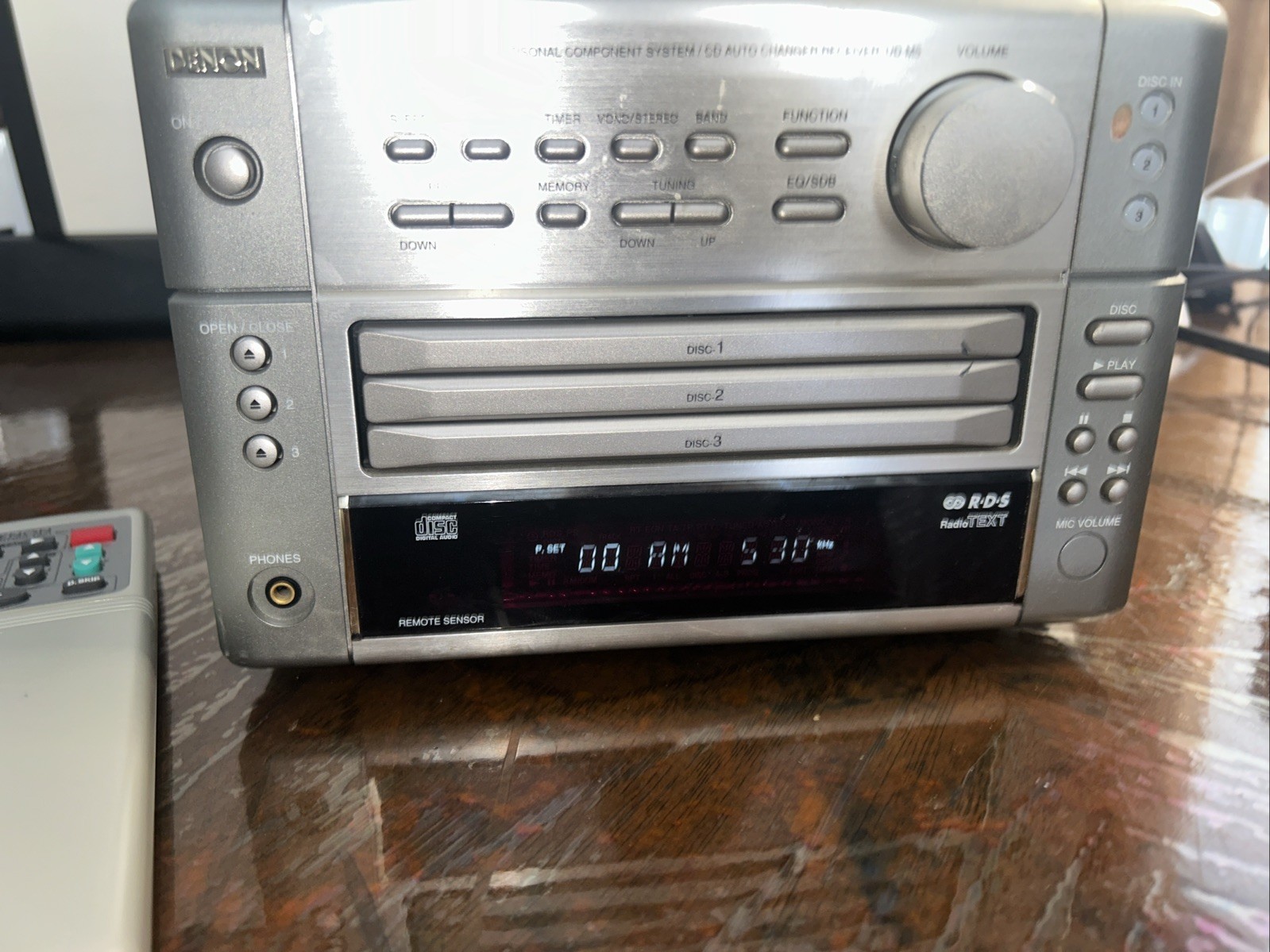 Cd Receiver 3 Disc  Working With Remote