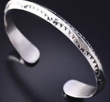 Vintage Men's Silver Bracelet with Turquoise on the Ends by Emerson Bill - 5L17S