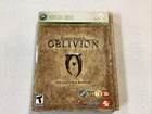 The Elder Scrolls IV: Oblivion Collector's Edition Xbox 360 CIB COIN MAP Manual