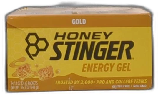 *2027-1-9* Gel energético Honey Stinger Gold, sin gluten y cafeína, para Foto 3 de 4