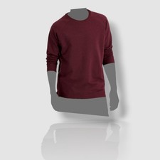 30 Alfani Men's Red Moisture-Wicking Lounge Pajama Sweatshirt Size S