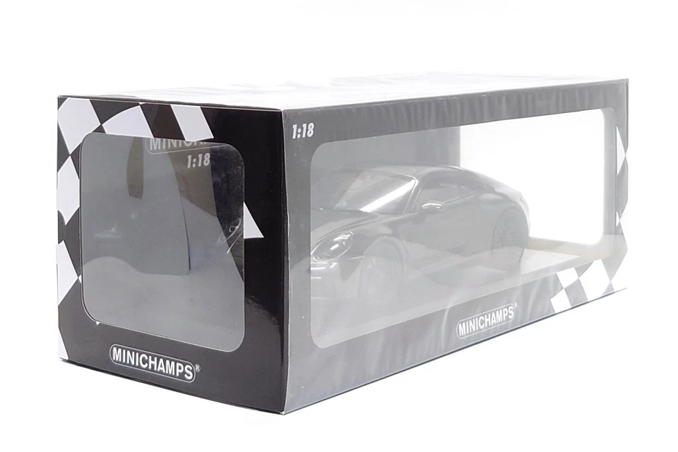 Minichamps 1:18 Porsche 911 Carrera 4 GTS (992) in Aventurine Green Metallic - Image 2 of 4