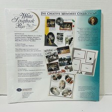 The Creative Memories Original 12x12 White Scrapbook Pages Refill RCM-12S
