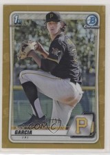 2020 Bowman Draft Chrome Gold Refractor 43/50 Nick Garcia #BD-90 2a9