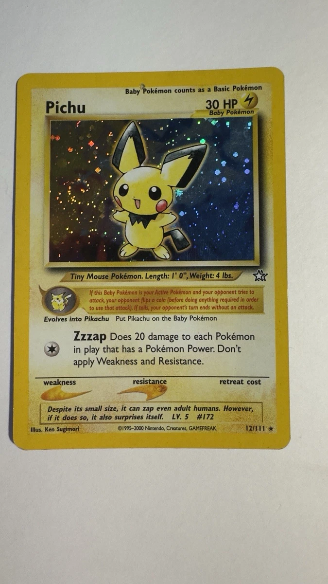 Pichu 英語版 12/111 Pichu 12/111 Neo Genesis for sale | eBay