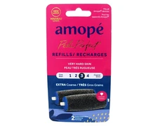 Amope Roller Head Refills Pedi Perfect Callus Remover Foot File 2 Ct