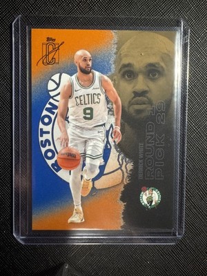 2025-26 Topps Signature Class #98 Derrick White Blue & Orange