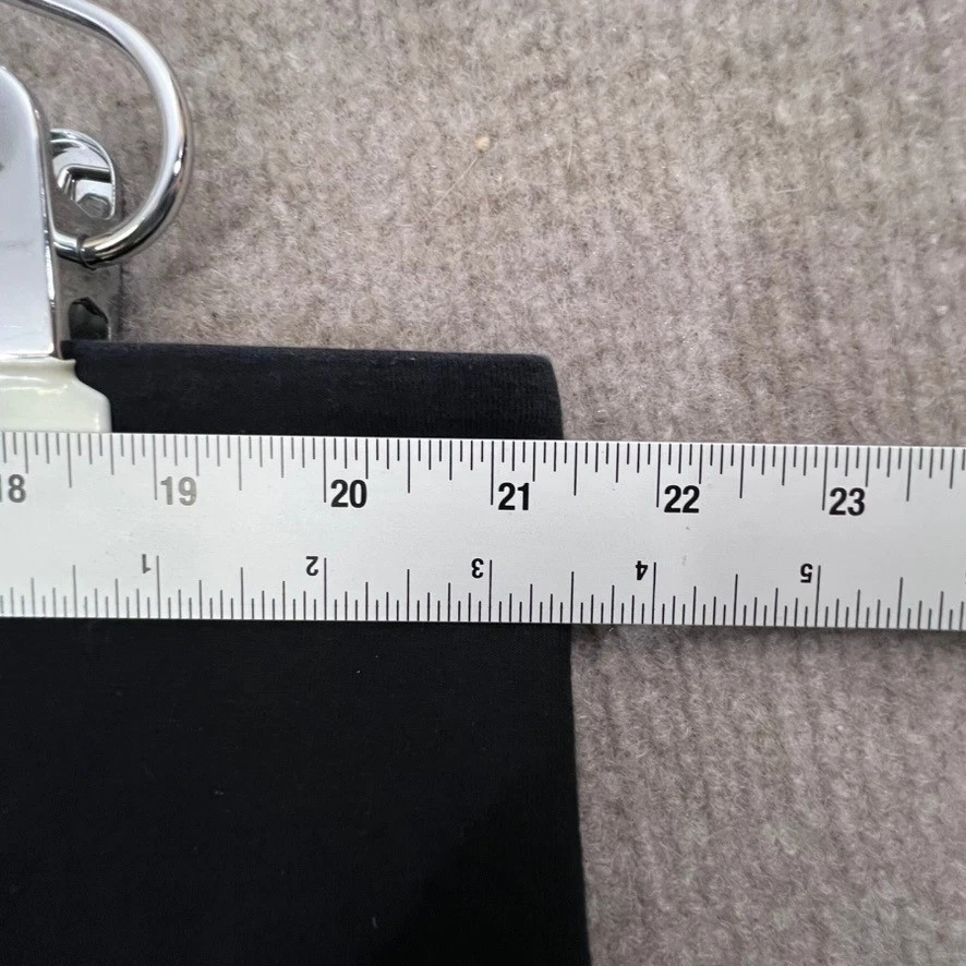 Leggings capri negros Livi Active talla grande 26/28 elásticos ocio ropa informal Foto 3 de 4