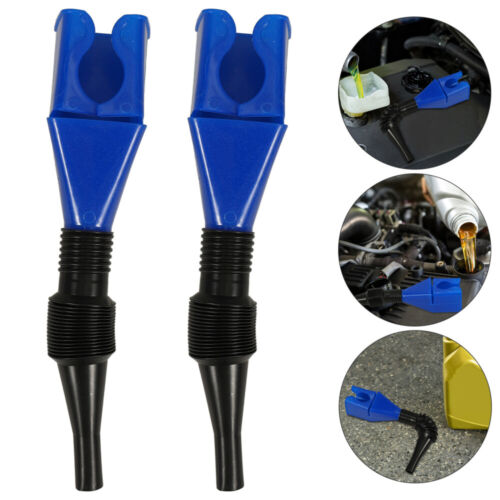 2pcs Oil Funnel Flexible Funnel Transmission Fluid Funnel Small Automotive