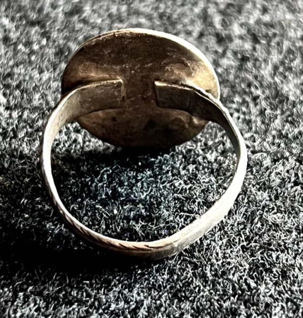 Anillo de Plata Ejército Ruso 1775 Rebelión de Pugachev Guerra Campesina Original Foto 2 de 4