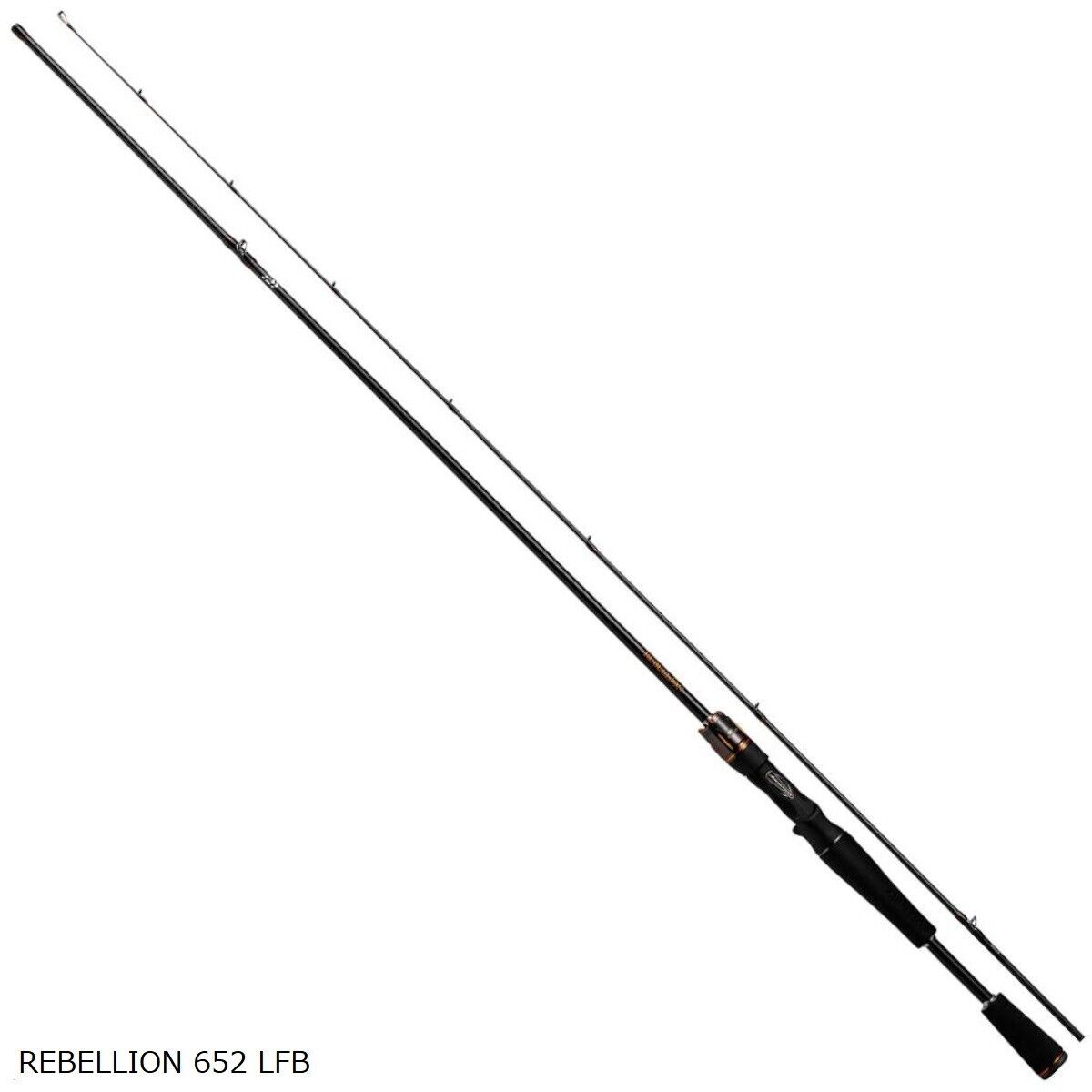 DAIWA REBELLION 652 LFB Baitcasting Rod for Bass Bait DAIWA REBELLION 652 LFB Baitcasting Rod for Bass Bait