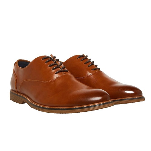 Steve Madden Men’s P-Ollie Leather Oxford shoes Steve Madden P-Ollie Mens Black Leather Lace Up Plain Toe  main image 2