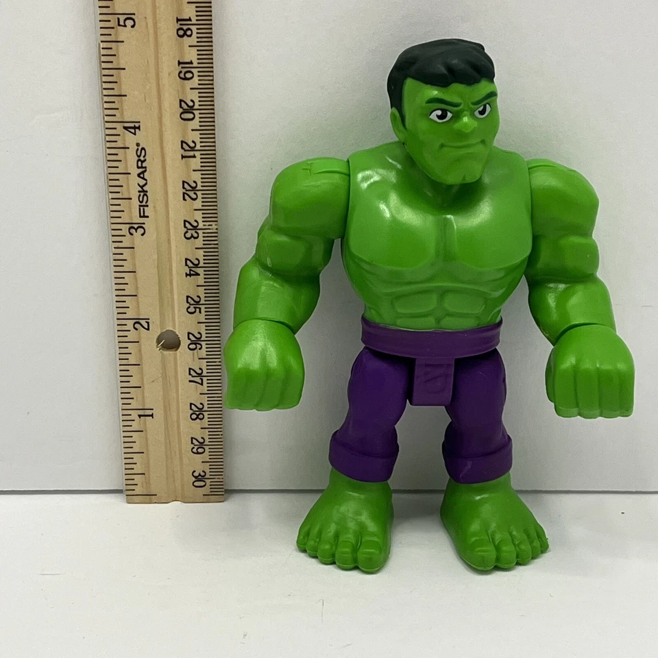 Playskool Super Hero Adventures Hulk Smash Motorcycle Action Figure Hasbro Foto 3 de 4