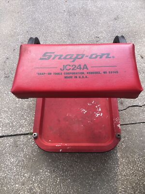 Snap-on RARE Vintage Mechanic Rolling Seat Creeper JC24A
